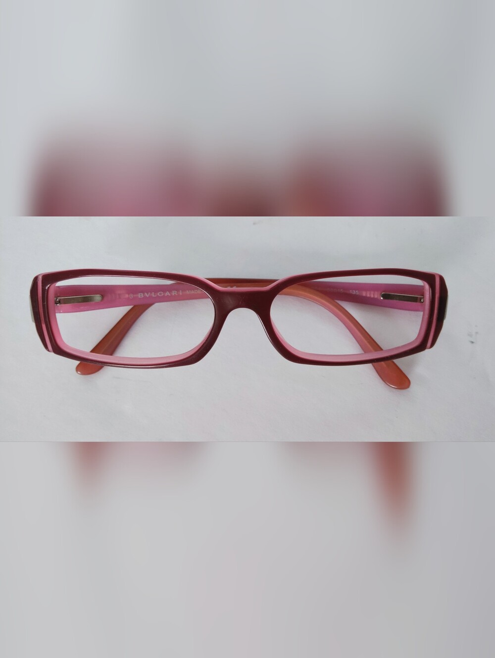 Bvlgari Italian Made 460-B 804 Women's Eyeglasses Frame. Pre-owned. 53×15 135.